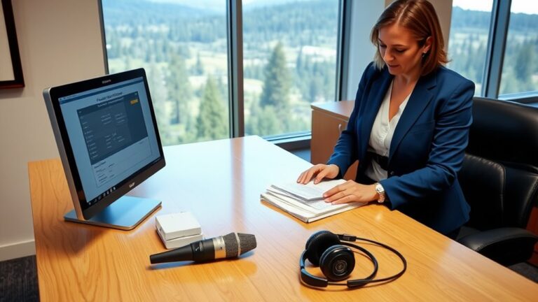 An image of a woman Setting Up CVSA Pre-Employment Screening in Plumas County